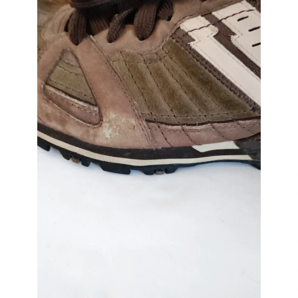 Skechers Sport Energy After Burn Men 9.5 Brown Olive Comfy Lifestyle Brand Shoes
